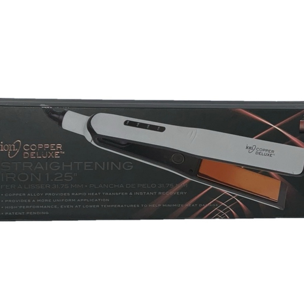 NEW ION Straightening Iron - White